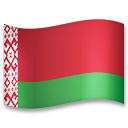 Bagaimana Flag: Belarus emoji terlihat di Lg.