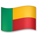 Bagaimana Flag: Benin emoji terlihat di Lg.