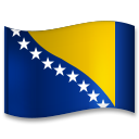 A quoi ressemblent les emoji Drapeau: Bosnie-Herzégovine sur Lg.