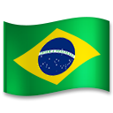 Hoe Vlag: Brazilië emoji eruit ziet op Lg.