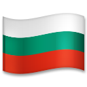 Hvordan Flag: Bulgarien emoji ser ud på Lg.