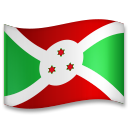 Bagaimana Flag: Burundi emoji terlihat di Lg.