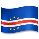 Hoe Vlag: Kaapverdië emoji eruit ziet op Lg.