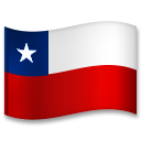 Hvordan Flag: Chile emoji ser ud på Lg.