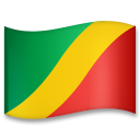 How Flag: Congo - Brazzaville emoji looks on Lg.