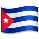 How Flag: Cuba emoji looks on Lg.