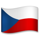 How Flag: Czechia emoji looks on Lg.