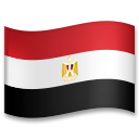 Bagaimana Flag: Egypt emoji terlihat di Lg.