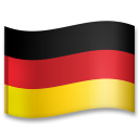 How Flag: Germany emoji looks on Lg.