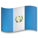 Bagaimana Flag: Guatemala emoji terlihat di Lg.