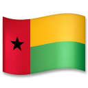 Hvordan Flag: Guinea-Bissau emoji ser ud på Lg.