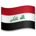 Bagaimana Flag: Iraq emoji terlihat di Lg.