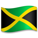 Bagaimana Flag: Jamaica emoji terlihat di Lg.