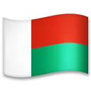 Hvordan Flag: Madagaskar emoji ser ud på Lg.