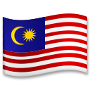 Hvordan Flag: Malaysia emoji ser ud på Lg.