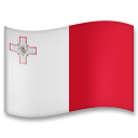 Bagaimana Flag: Malta emoji terlihat di Lg.