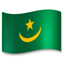 Bagaimana Flag: Mauritania emoji terlihat di Lg.