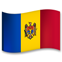 Hoe Vlag: Moldavië emoji eruit ziet op Lg.