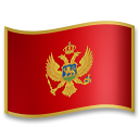 Bagaimana Flag: Montenegro emoji terlihat di Lg.