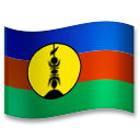 Hoe Vlag: Nieuw-Caledonië emoji eruit ziet op Lg.