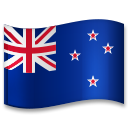 Hvordan Flag: New Zealand emoji ser ud på Lg.