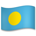 Bagaimana Flag: Palau emoji terlihat di Lg.