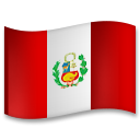 Hoe Vlag: Peru emoji eruit ziet op Lg.