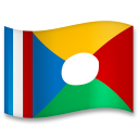 Bagaimana Flag: Réunion emoji terlihat di Lg.