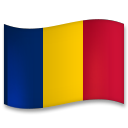 How Flag: Romania emoji looks on Lg.