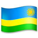 How Flag: Rwanda emoji looks on Lg.