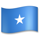 Hvordan Flag: Somalia emoji ser ud på Lg.