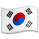 Bagaimana Flag: South Korea emoji terlihat di Lg.