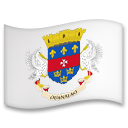 Hvordan Flag: Saint Barthélemy emoji ser ud på Lg.