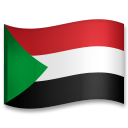 Hvordan Flag: Sudan emoji ser ud på Lg.