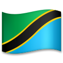 Bagaimana Flag: Tanzania emoji terlihat di Lg.