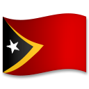 A quoi ressemblent les emoji Drapeau: Timor oriental sur Lg.