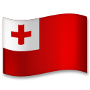 A quoi ressemblent les emoji Drapeau: Tonga sur Lg.