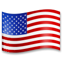 Hvordan Flag: USA emoji ser ud på Lg.