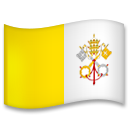 A quoi ressemblent les emoji Drapeau: État de la Cité du Vatican sur Lg.