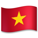 Hoe Vlag: Vietnam emoji eruit ziet op Lg.