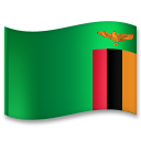 Bagaimana Flag: Zambia emoji terlihat di Lg.