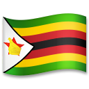 Bagaimana Flag: Zimbabwe emoji terlihat di Lg.