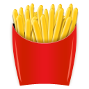 Bagaimana French Fries emoji terlihat di Lg.