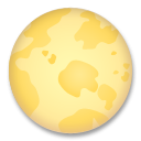 Wie Vollmond Emoji auf Lg aussieht.