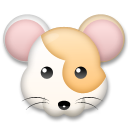 Bagaimana Hamster emoji terlihat di Lg.