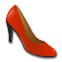 How High-Heeled Shoe emoji looks on Lg.