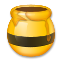 Bagaimana Honey Pot emoji terlihat di Lg.