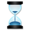 Bagaimana Hourglass Not Done emoji terlihat di Lg.