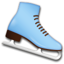 Bagaimana Ice Skate emoji terlihat di Lg.