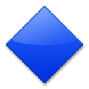 How Large Blue Diamond emoji looks on Lg.